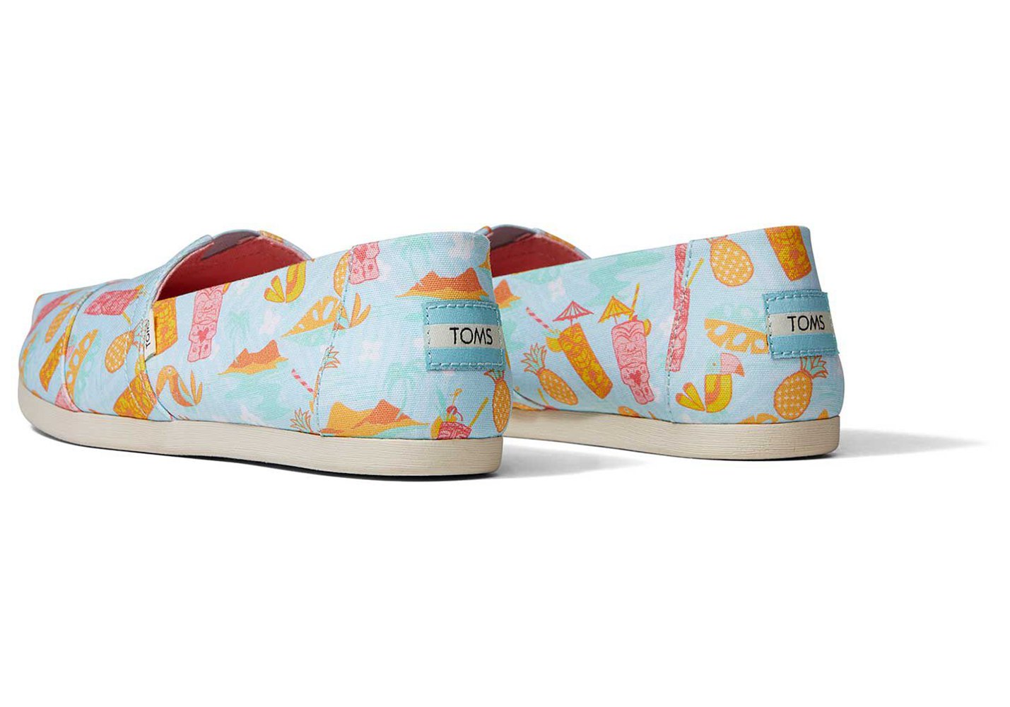 Toms Espadryle Damskie Niebieskie - Alpargata Tropical Tiki - 93XTCMIVH